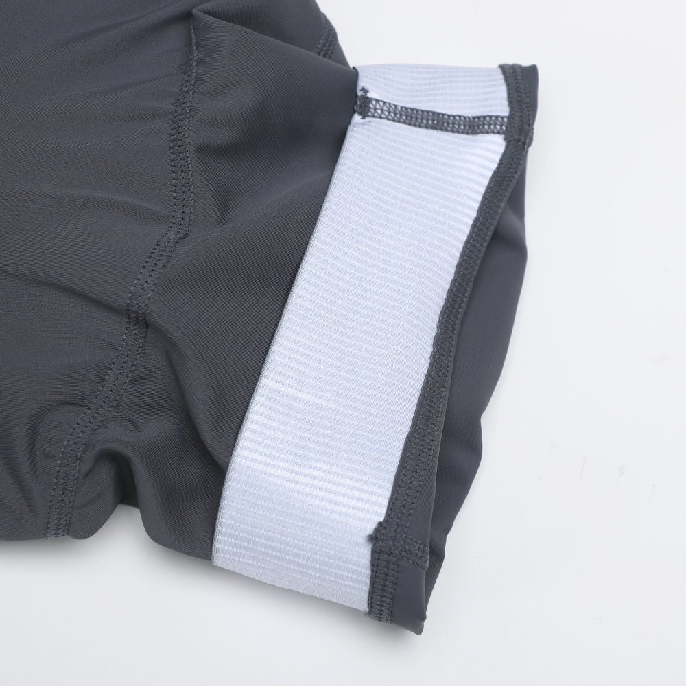 Women's Ash Core Bib Shorts cycling bib shorts – detail view | Caffeine & Cranks Australia