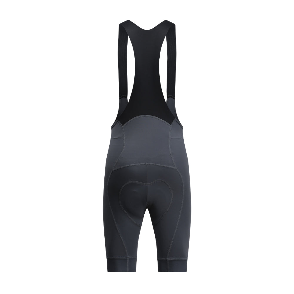 Men's Ash Core Bib Shorts cycling bib shorts – close-up detail | Caffeine & Cranks Australia