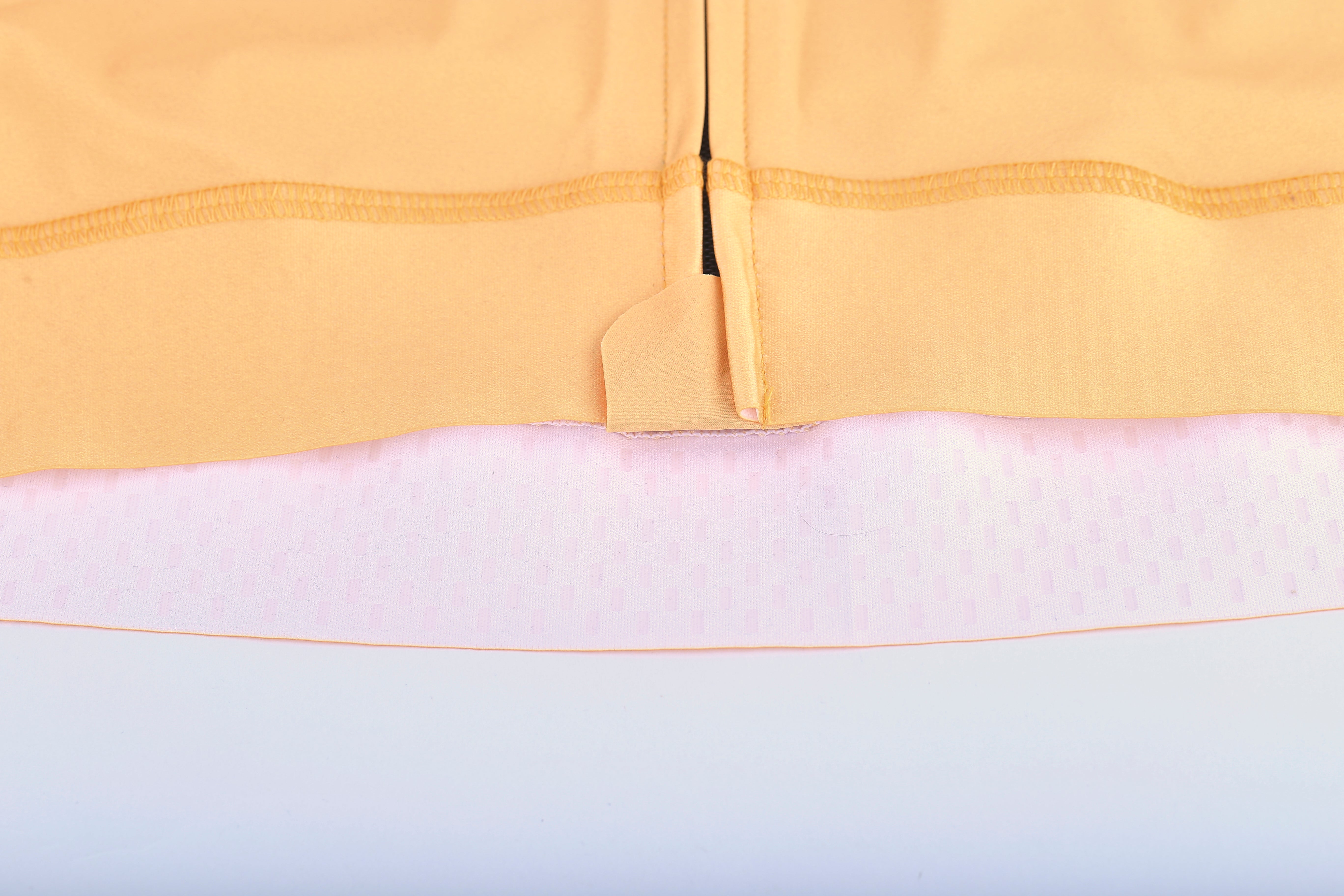 Men's Rust Pinnacle Jersey cycling jersey – close-up detail | Caffeine & Cranks Australia