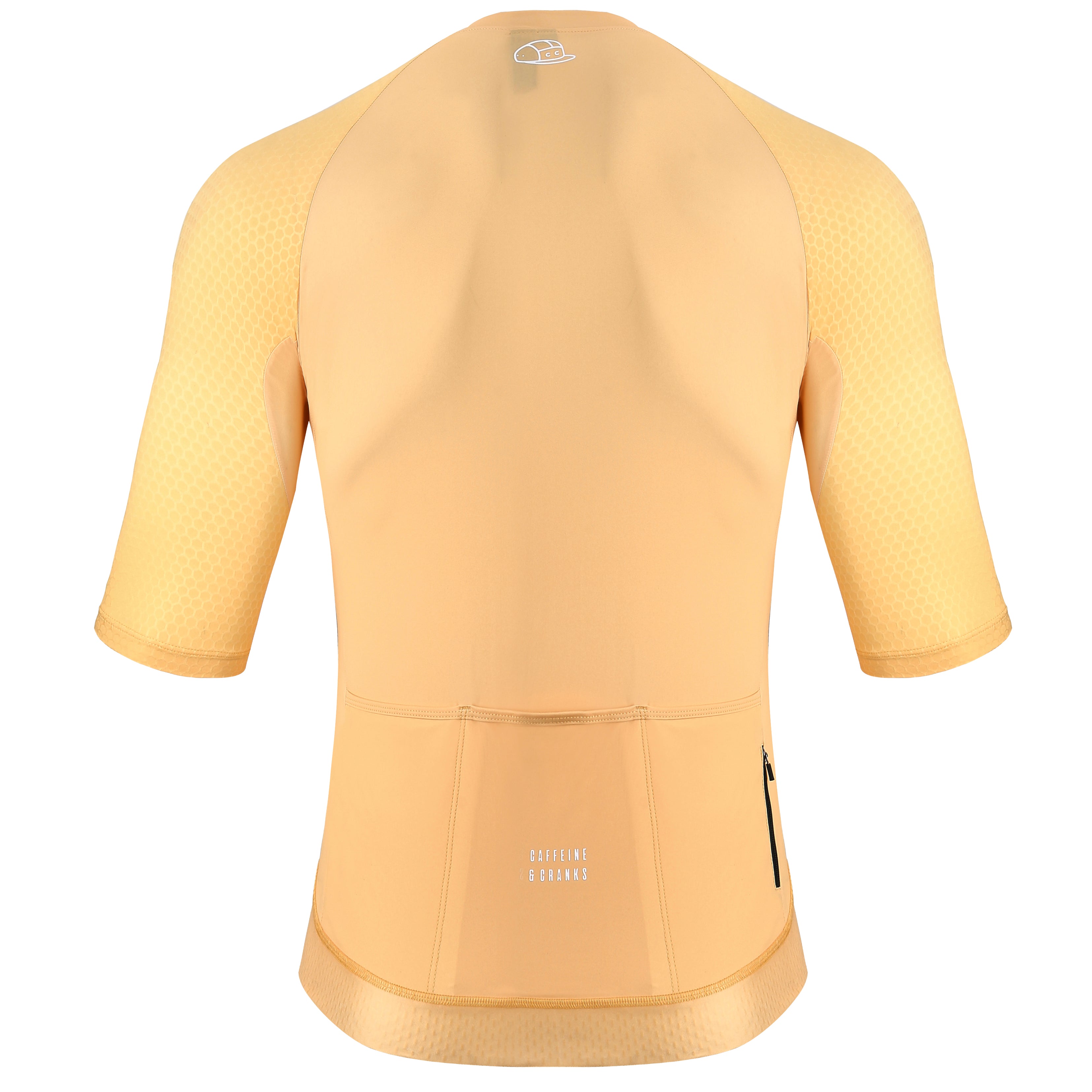 Men's Rust Pinnacle Jersey cycling jersey – back view | Caffeine & Cranks Australia