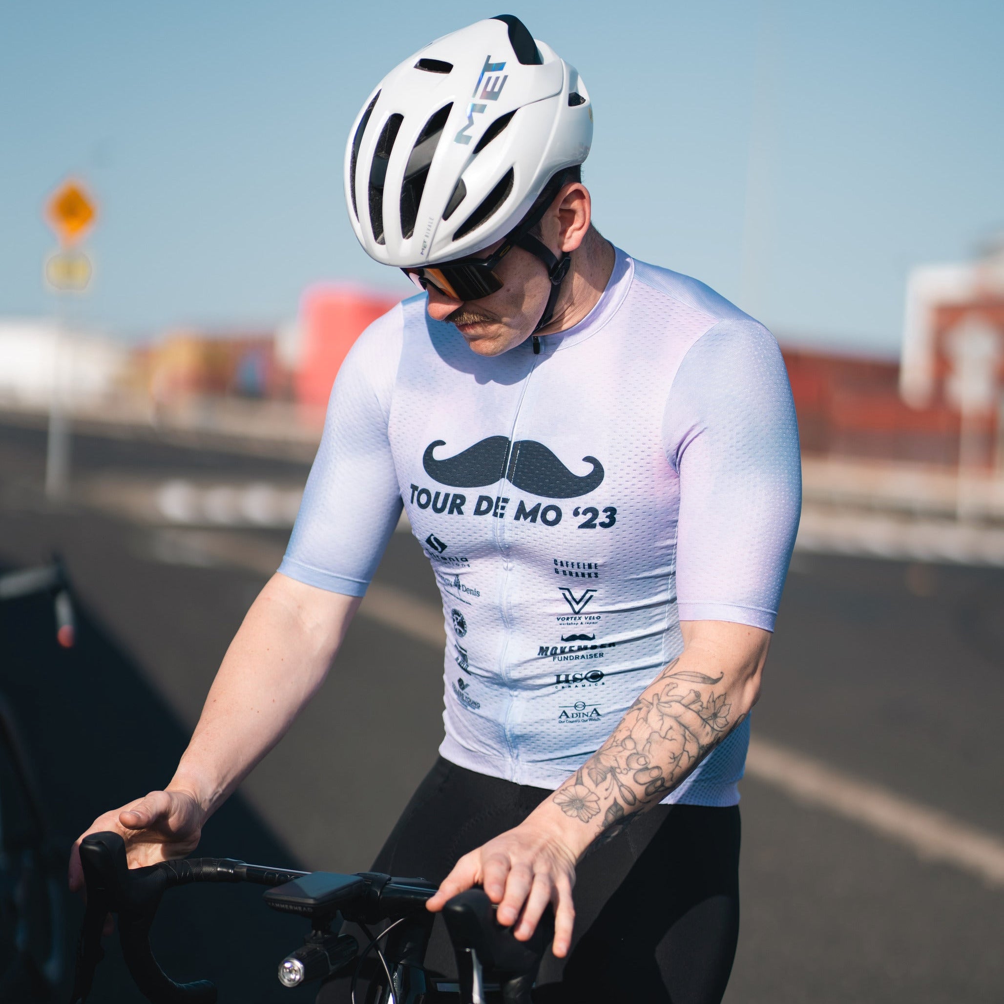 'tour de mo' cycling jersey custom