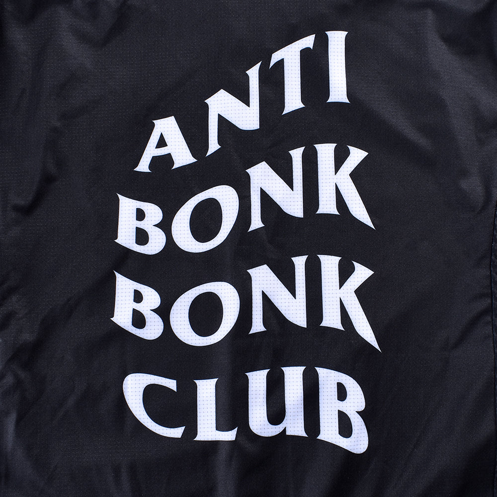 Close-up of C&C Bonk Club Jersey (Dark) in black with white text logo.