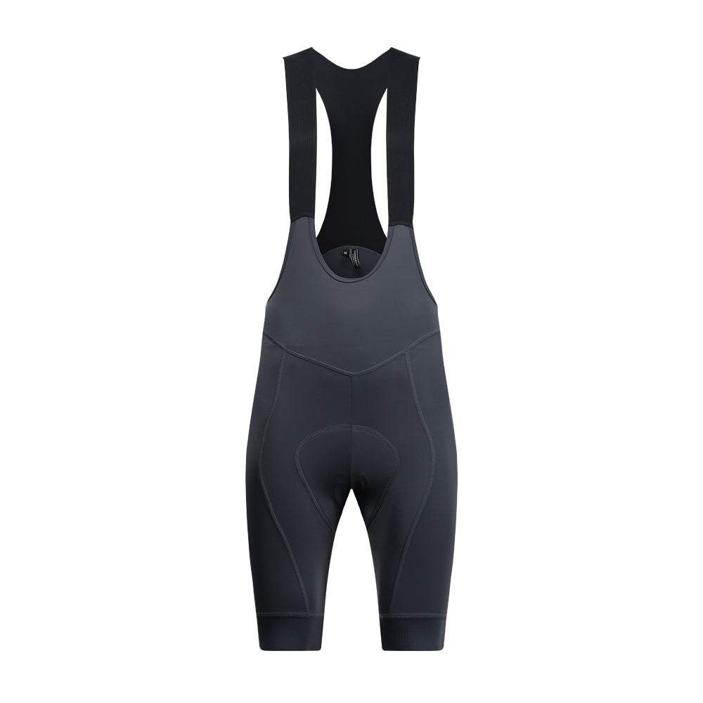 Women's Ash Core Bib Shorts cycling bib shorts – front view | Caffeine & Cranks Australia