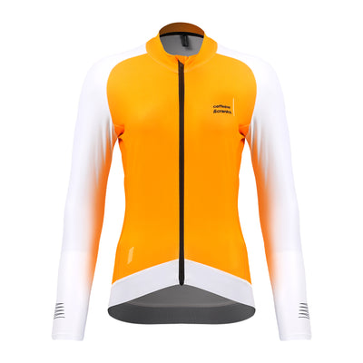 Women's Solarflare Pinnacle Thermal Jersey thermal cycling jersey – front view | Caffeine & Cranks Australia