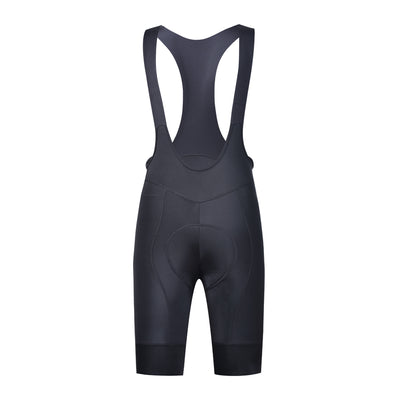 Women's Black Core Bib Shorts cycling bib shorts – back view | Caffeine & Cranks Australia