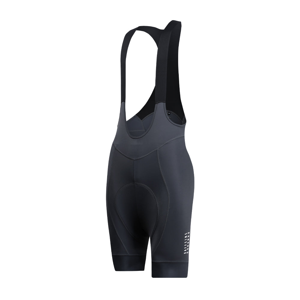 Men's Ash Core Bib Shorts cycling bib shorts – back view | Caffeine & Cranks Australia