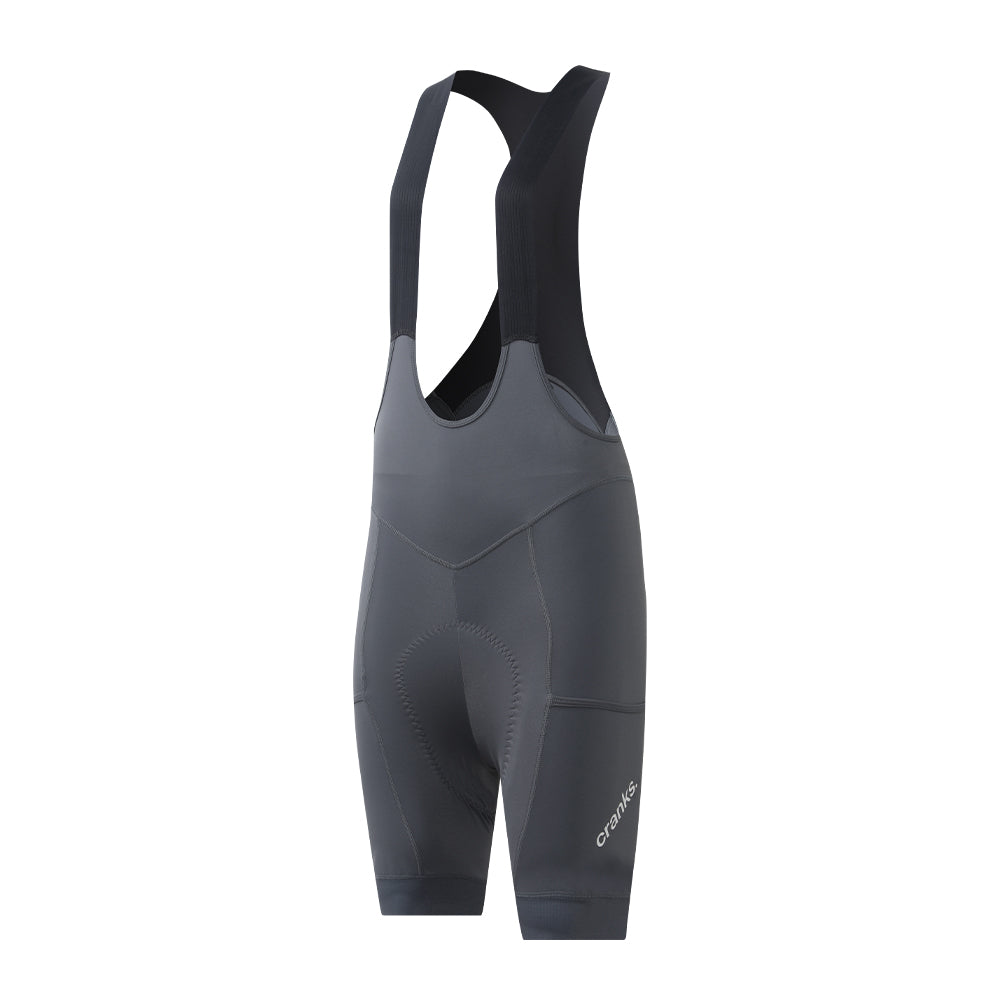 Cargo Bib Shorts - Ash - Womens