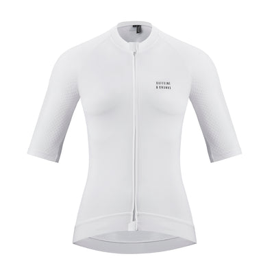Women's Blanc Pinnacle Jersey cycling jersey – front view | Caffeine & Cranks Australia