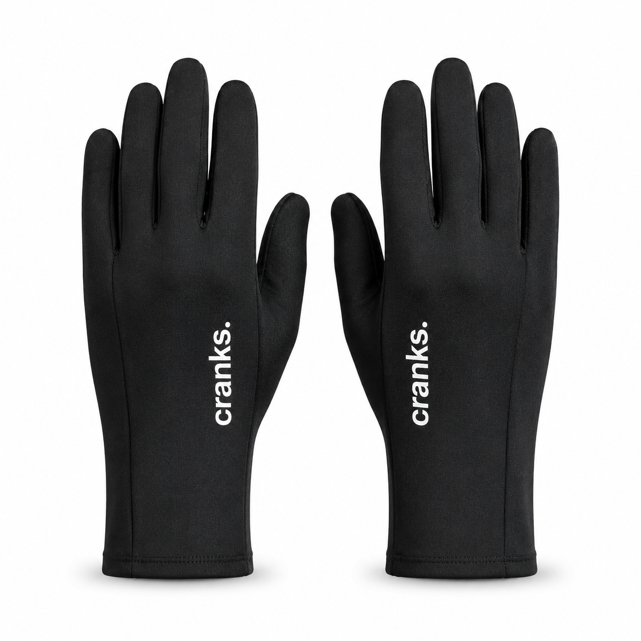 Core Winter Gloves black lightweight thermal cycling gloves | Caffeine & Cranks Australia