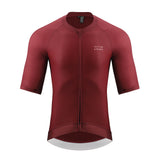 Men's Wine Pinnacle Jersey cycling jersey – front view | Caffeine & Cranks Australia