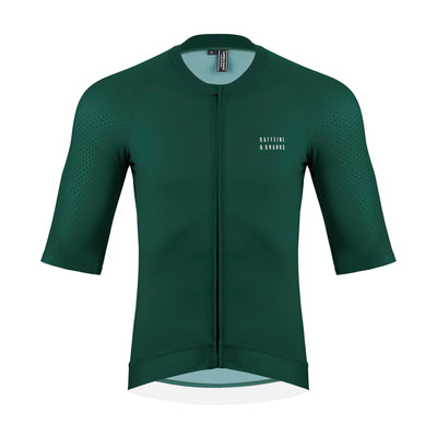 Men's Forest Pinnacle Jersey cycling jersey – front view | Caffeine & Cranks Australia